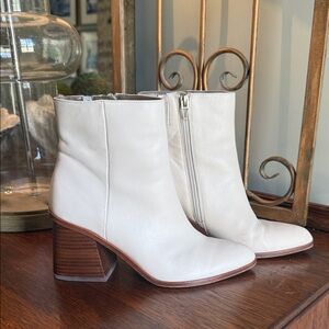Dolce Vita Cream Heeled Boots